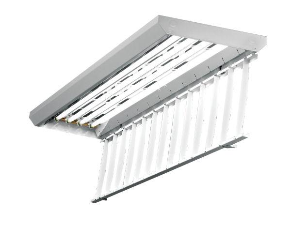 LOUVERBAY DIR/IND 4T8 32W 120VEL WH LVR