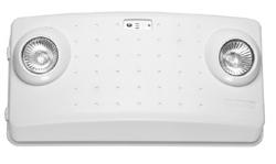Compac High Capacity Thermoplastic Emergency Unit, White Housing, Lead Calcium, 6V 24W, 12W Remote, Xtest