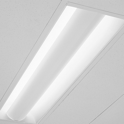 FLU, 32W, 120-277V, T8, Perf. Lamp Shield, 2lt 1x4 RDI Troffer
