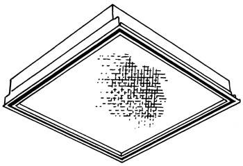 2x2, 2 Lamp 31U1T8, Clean Room, Pattern 12 .125