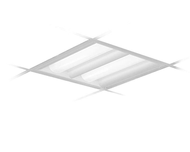 2x2, 2 Lamp F24T5HO, Wide Distribution, Diffuse