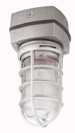 1 Lamp 32wCF, Ceiling Mount, Prismatic Glass w/Guard