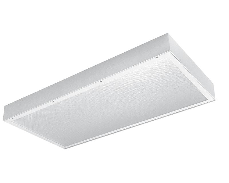 2x4, 4 Lamp F32T8, 14 ga. Max. Security, ES: 375 Clear Polycarbonate, LS: 125 Prismatic Acrylic