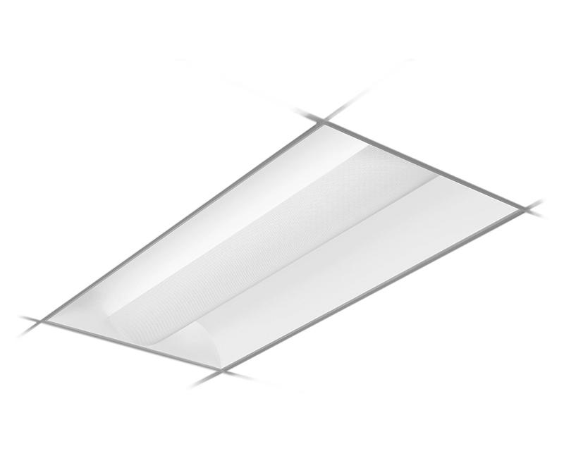 2x4, 3 Lamp F32T8, 2-Piece Perforated Metal Shield & White Overlay