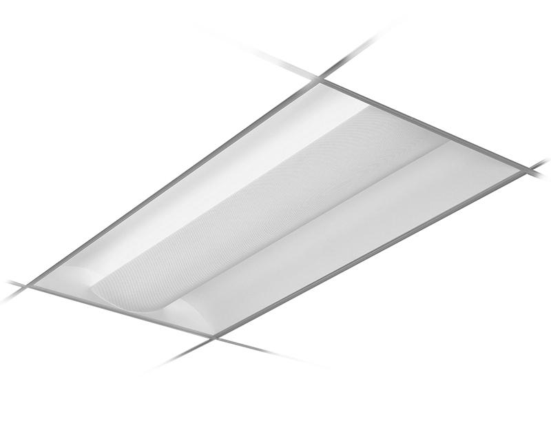 2x4, 2 Lamp F28T5, Low  Profile Reflector & White Opal Acrylic Diffuser