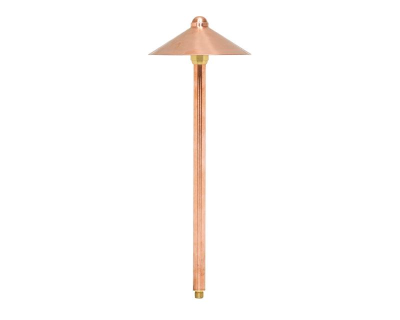 Path Light, Large Adjustable, w/ Stake, Copper, 20W T3, 12V