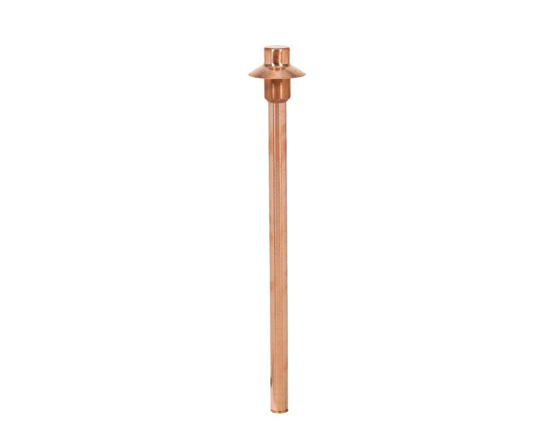 Path Light, Small, w/ Stake, Copper, 20W T3, 12V