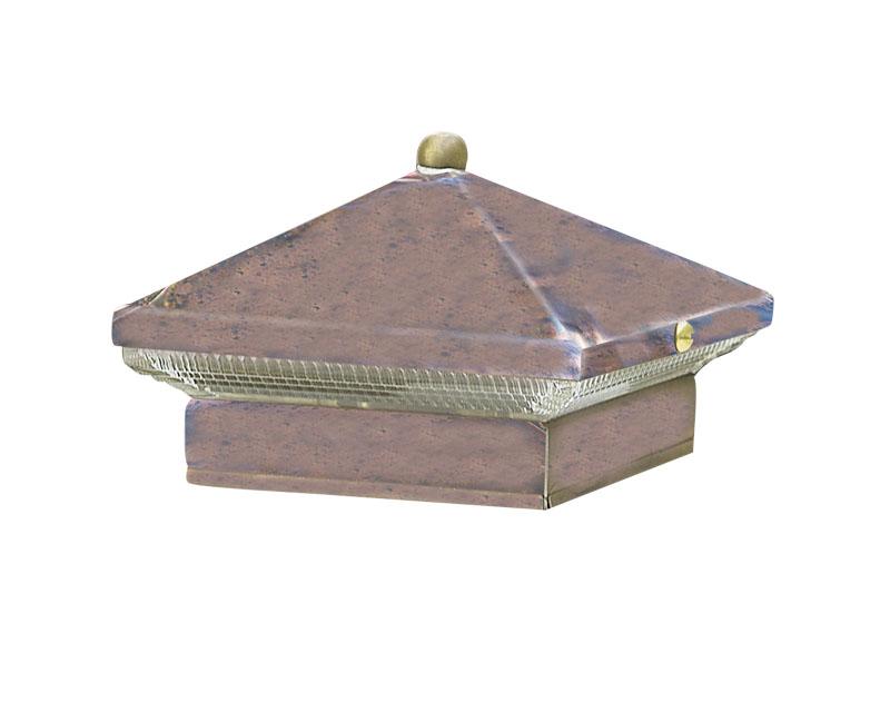 Deck Light, 4x4 Post Top, Copper, 10W T3, 12V