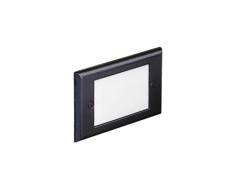 Step Light, Aluminum, Recessed, Black, 12W S-8 (93), 12V