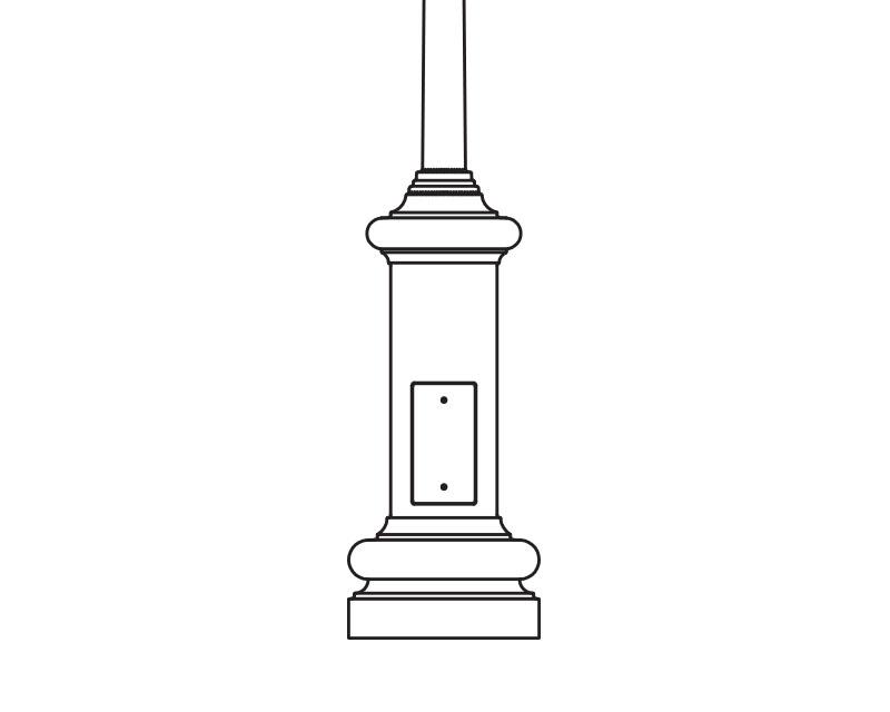 Zurich Anchor Base Post (276-)