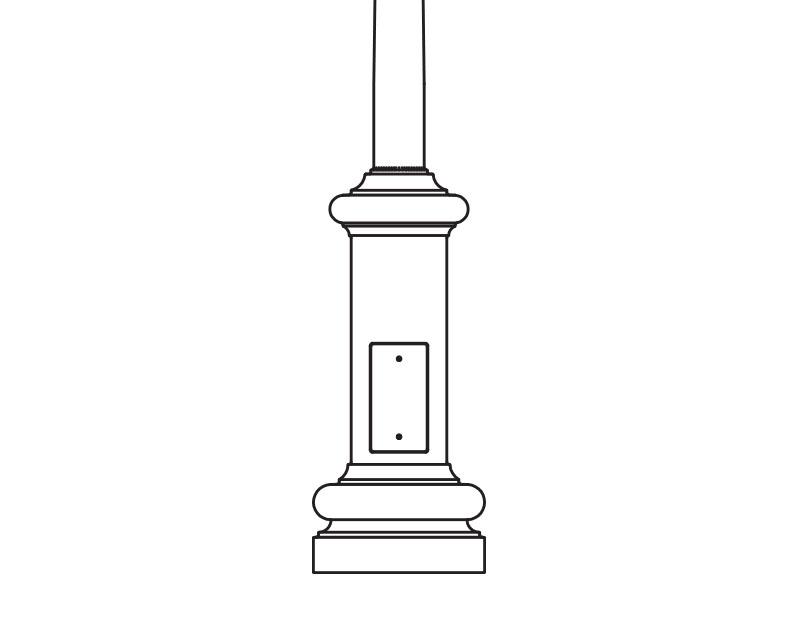 Zurich Anchor Base Post (281-)