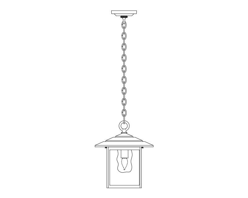 Indian Wells, Large, aluminum, Ceiling Mount, chain, opalescent honey glass, (1) 75W INC, 120V