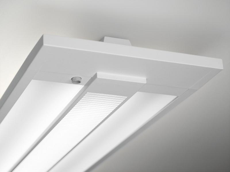 Voice Surface Fluorescent, 1L T5 Semi-Direct, Perf Housing - 80% Down Kit