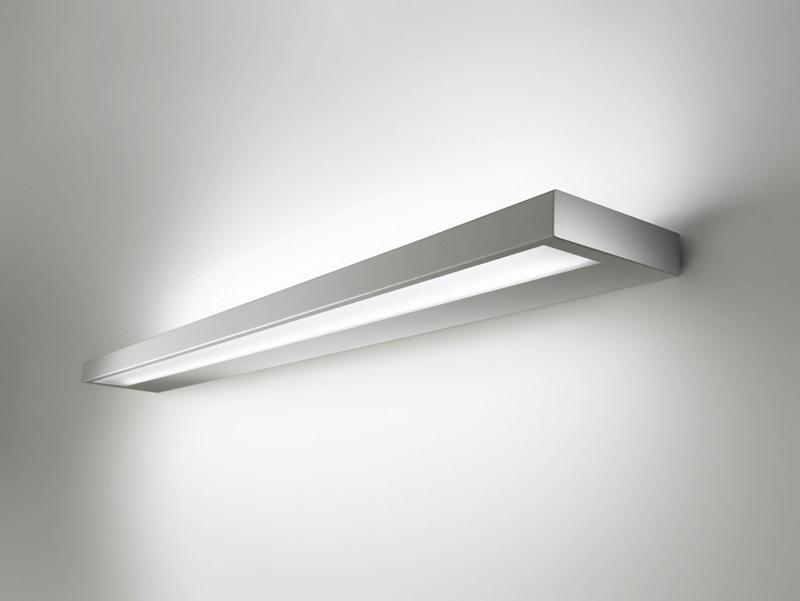 Sync Wall Fluorescent, 1L T5 Direct/Indirect Asymmetric, MesoOptics Lens