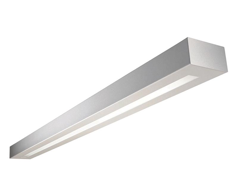 Chopstick Wall Fluorescent, 1L T5 Semi-Indirect Asymmetric, MesoOptics Lens