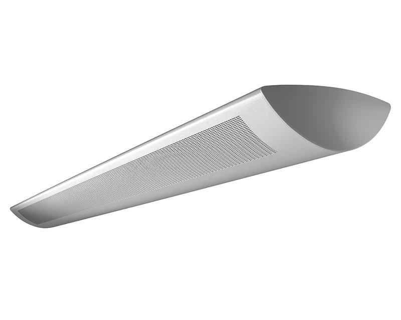 Centris Suspended High Perform Fluorescent, 1L T5HO Semi-Indirect, Slot Perf Housing