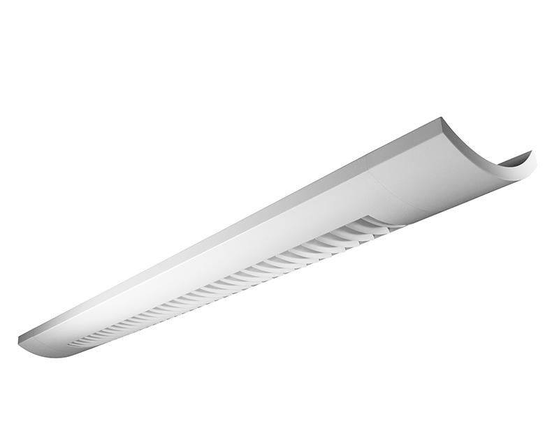Sona Suspended Fluorescent, 2L T5 Semi-Direct, White Louver - 60% Down Kit
