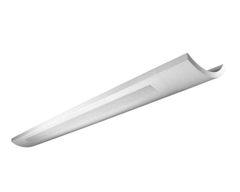 Sona Suspended High Perform Fluorescent, 2L T5 Semi-Indirect, Slot Perf Housing