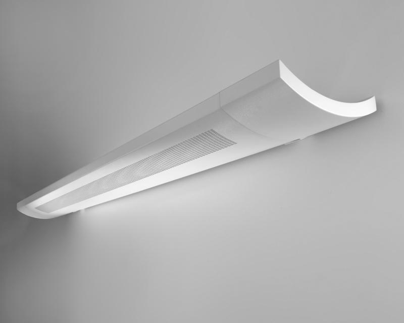 Sona Wall Fluorescent, 1L T5 Indirect Asymmetric, Solid Housing