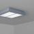 Voice Surface 2'x2' Fluorescent, 1L TT5 (25W) Direct, Acrylic MesoOptics Lens with Perf Ridge