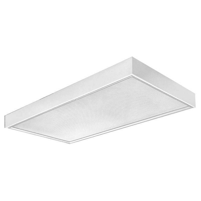 Guardsman GVB Series, Vandal Resistant, 2'x4' Surface Box Fluorescent, 2, 3 Or 4 Lamp, T8