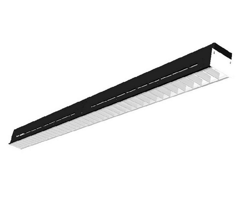 Recessed Fluorescent, Continuous Row Mounting, Static, 6