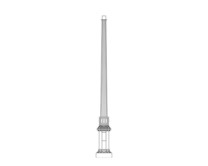 TRADITIONAL STEEL POLE