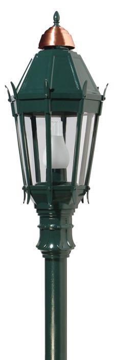Octogonal Lantern, 100 HPS, SE3 optics, Asymmetrical
