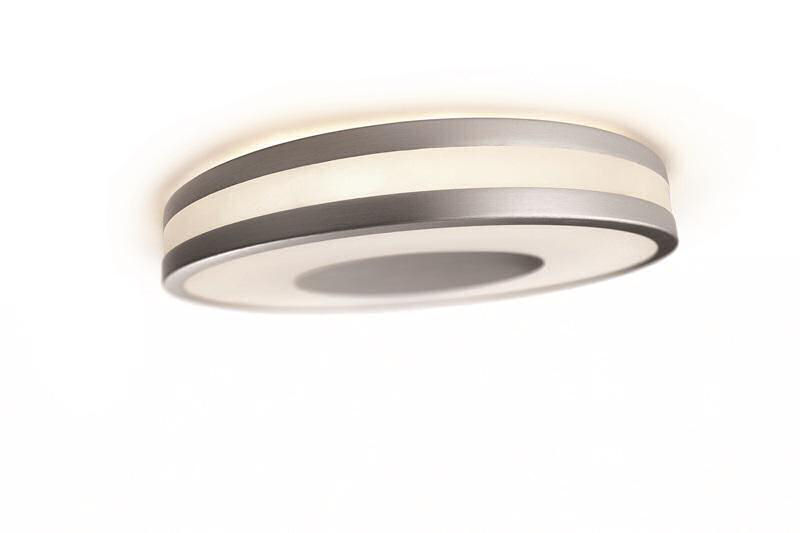 Philips Fusion 1-Light Ceiling Lamp in Brushed Nickel Finish