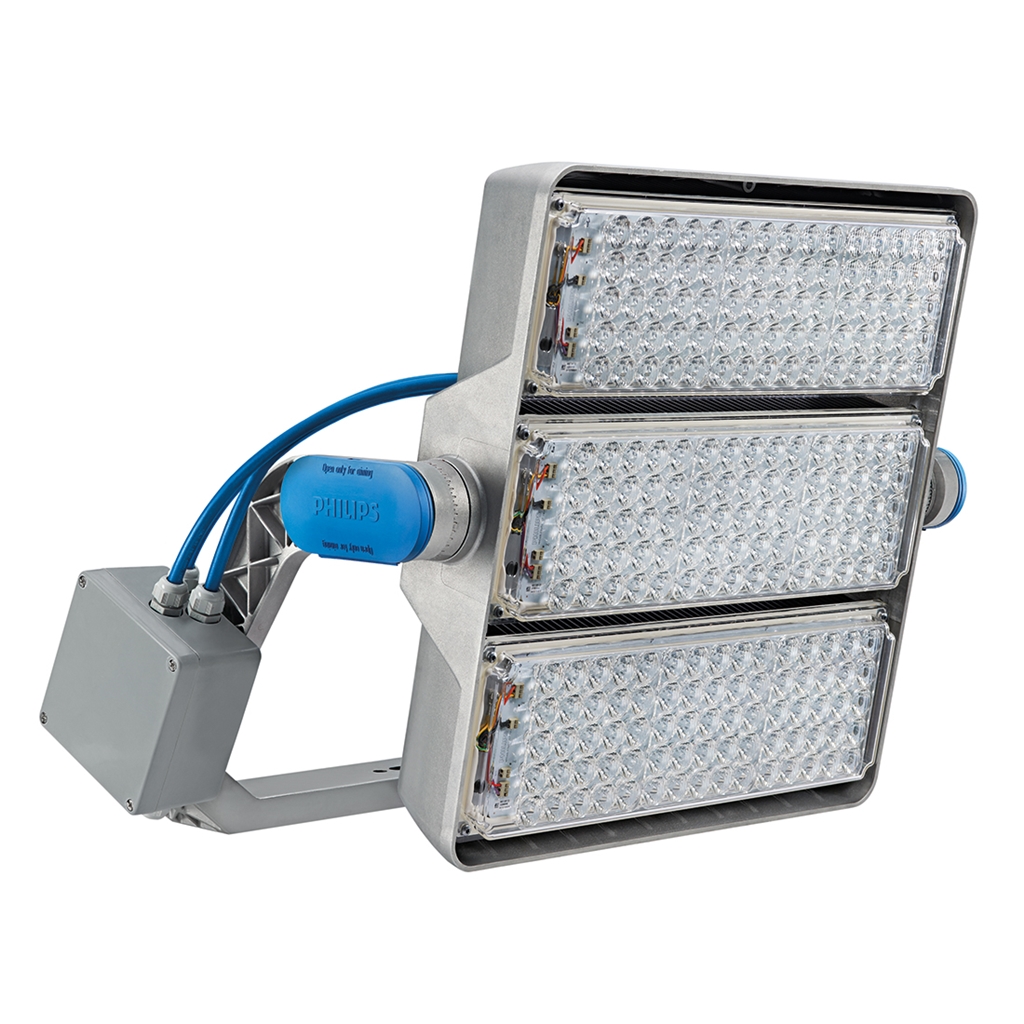 ArenaVision LED sports lighting luminaire + driver box, 225 LEDs