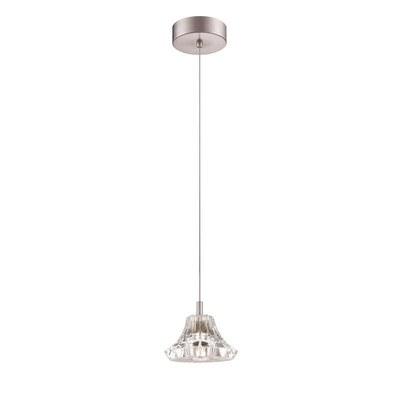 Philips Liz 1-light LED Pendant in Satin Nickel Finish