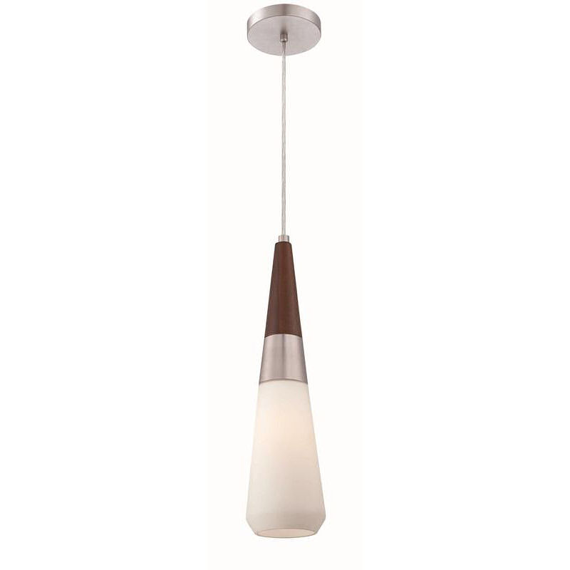Philips Rustique 1-light Pendant in Satin Nickel Finish