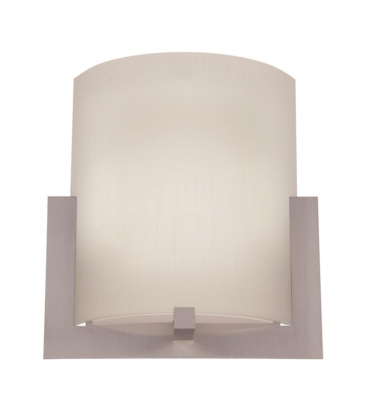 Philips Bow acrylic Shade with inlaid linen