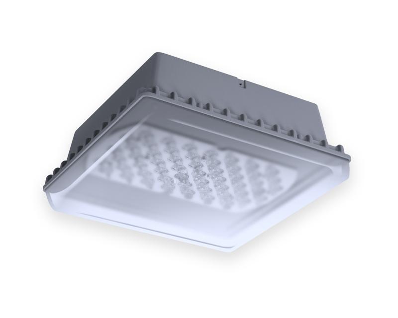 LED, 95W, 120-277V, Type II, 4000K, Black, Canopy