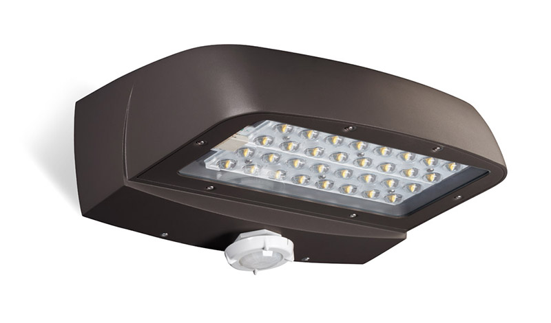 LED, 6913 lumens, 71W, 700mA, 4000K, 120-277V, Textured Bronze w/Motion Response