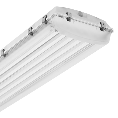 FLU, 32W, 120-277V, T8, 4-Lamp, Wet Location High-Bay