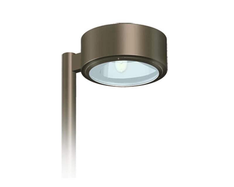 Spectra III Round Series, Type II Vertical Lamp Full Cutoff Flat Glass, 250W PS